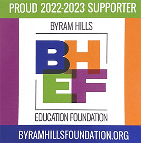 A badge indicating that Dr. Sharon Eder is a byramhill foundation supporter